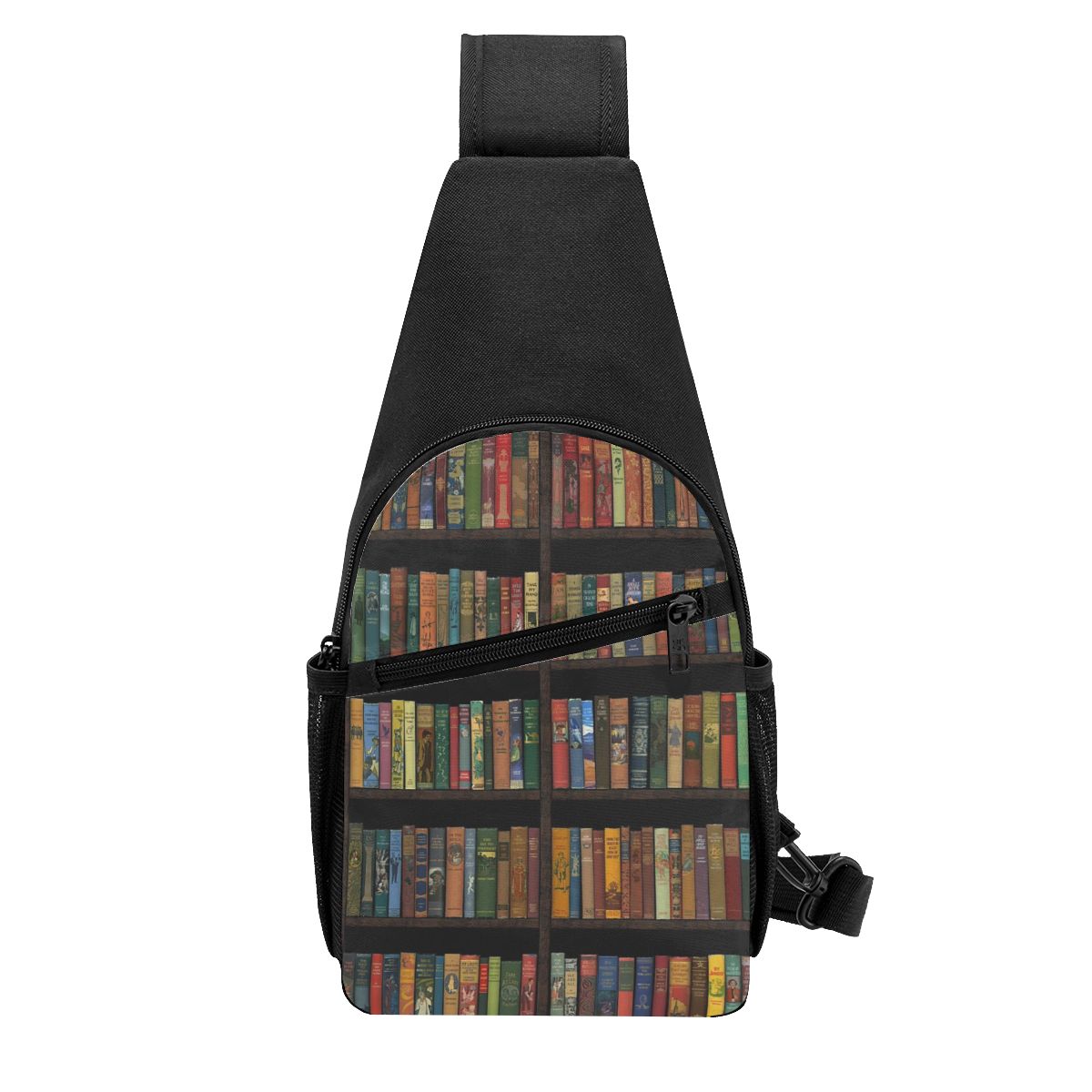 Sling Backpack Shoulder - Büchertasche für Bildungseinrichtungen und Bibliotheken, Herren-Umhängetasche,
