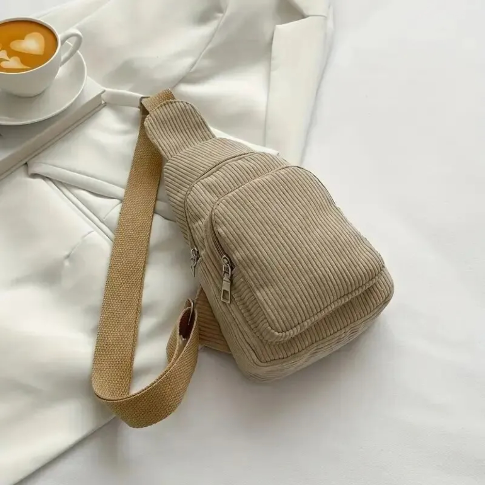 Vintage Cord Umhängetasche Ret – Sling Backpack Shoulder Bewertung und Preis