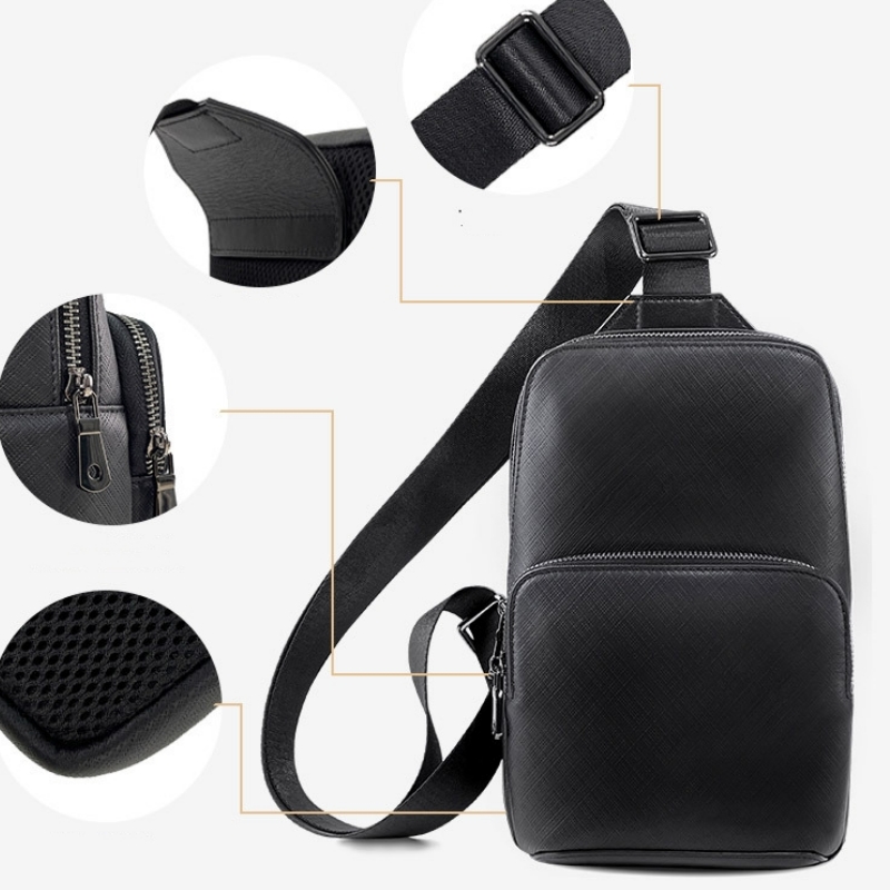 Modedesign schwarze Herren Sch – Sling Backpack Shoulder Bewertung und Preis