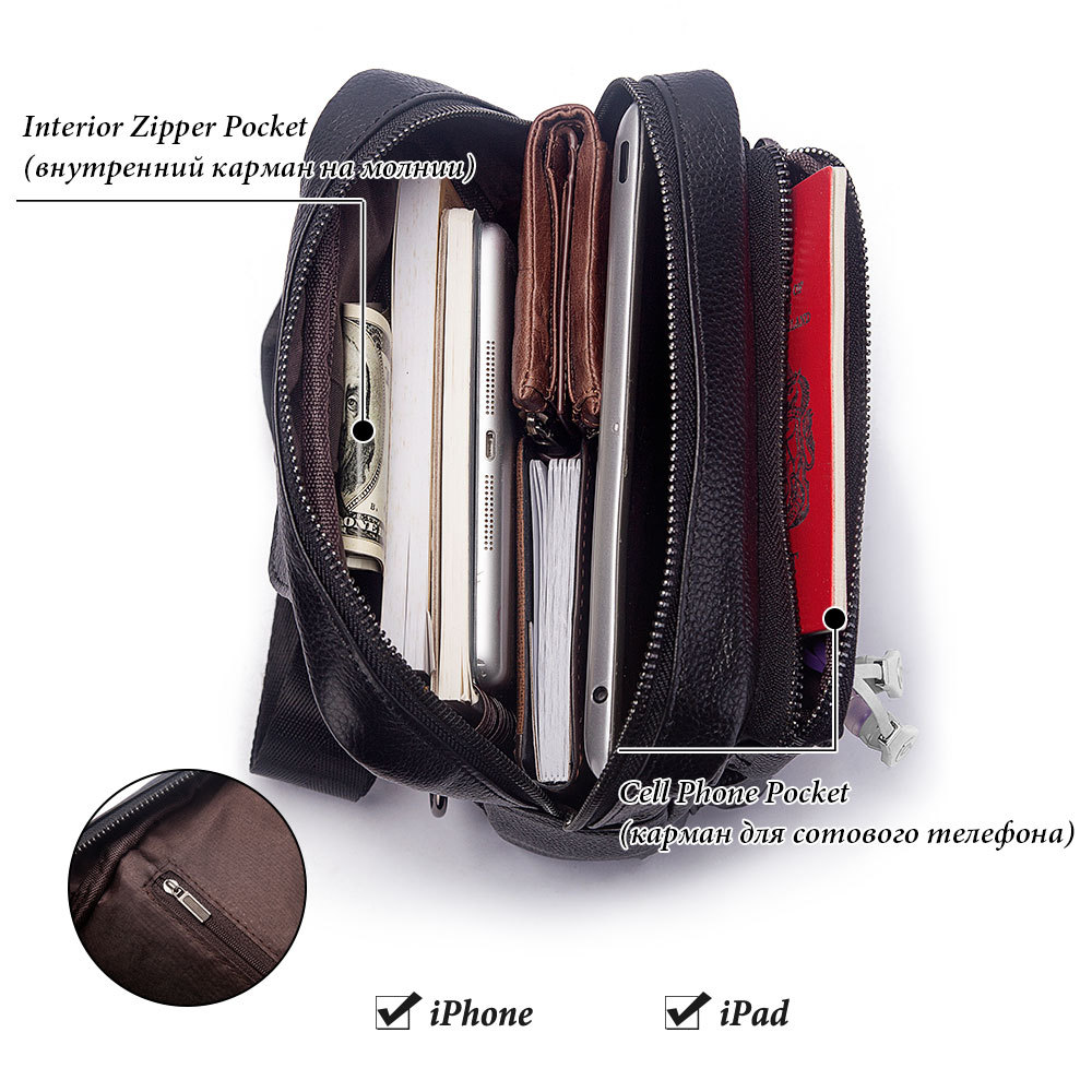 Mode Multifunktions-Brusttasch – Leather Backpack Vintage Bewertung und Preis