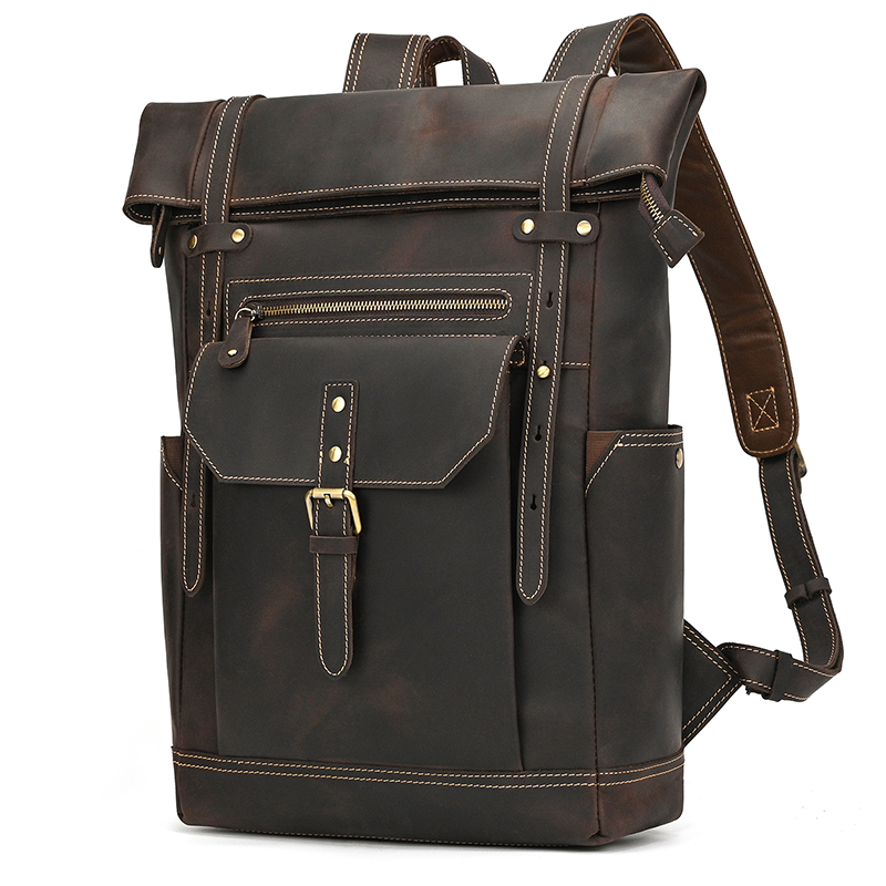 Crazy Horse Leder Herren Rucks – Leather Backpack Vintage Bewertung und Preis